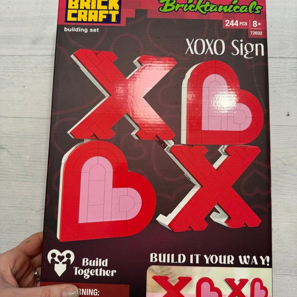Brick Craft Bricktanicals‎ XOXO valentines day building block NEW